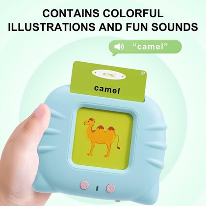 Talking Baby Double Sided Flash Cards Educational Toy