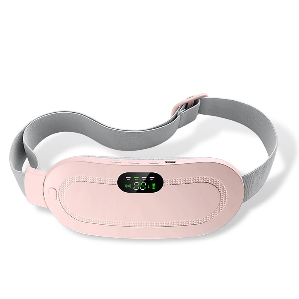 Period Cramp Relief Massager – Soothing Heat & Vibration Therapy for Women | Drug-Free PMS Pain Relief for Comfort & Wellness