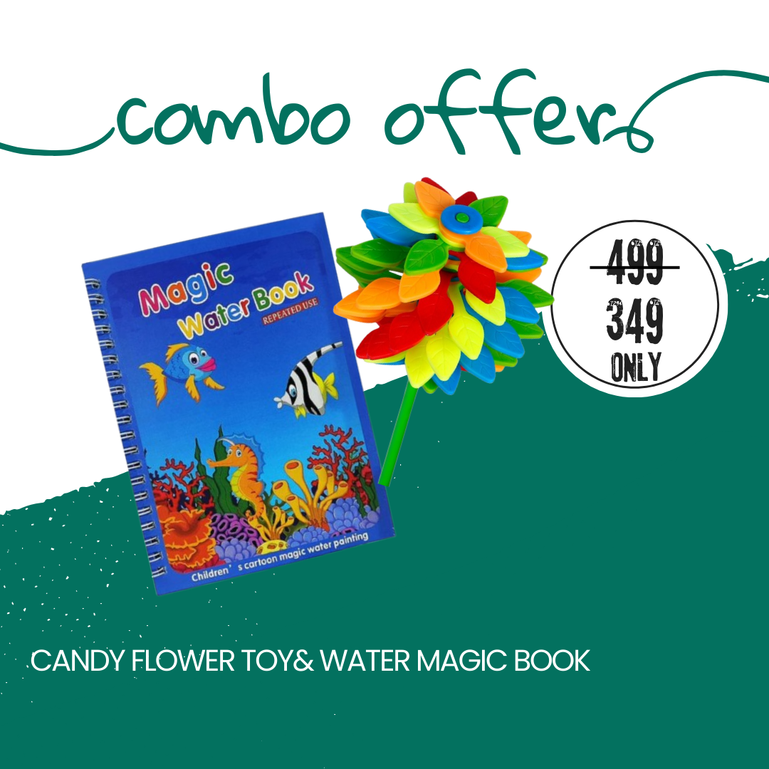Candy Flower Toy & Water Magic Book