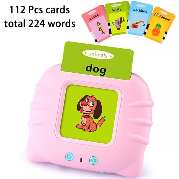 Talking Baby Double Sided Flash Cards Educational Toy