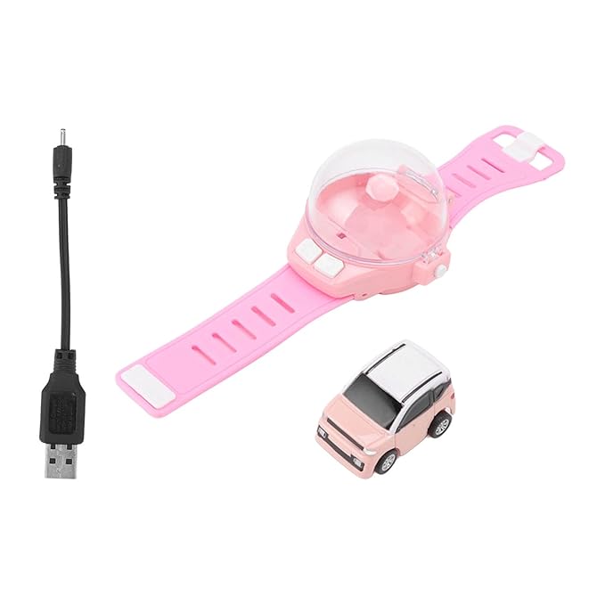 Remote Control Watch Car Toy – 2.4GHz Rechargeable Mini Wrist Racing Car