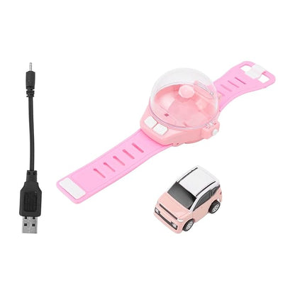 Remote Control Watch Car Toy – 2.4GHz Rechargeable Mini Wrist Racing Car