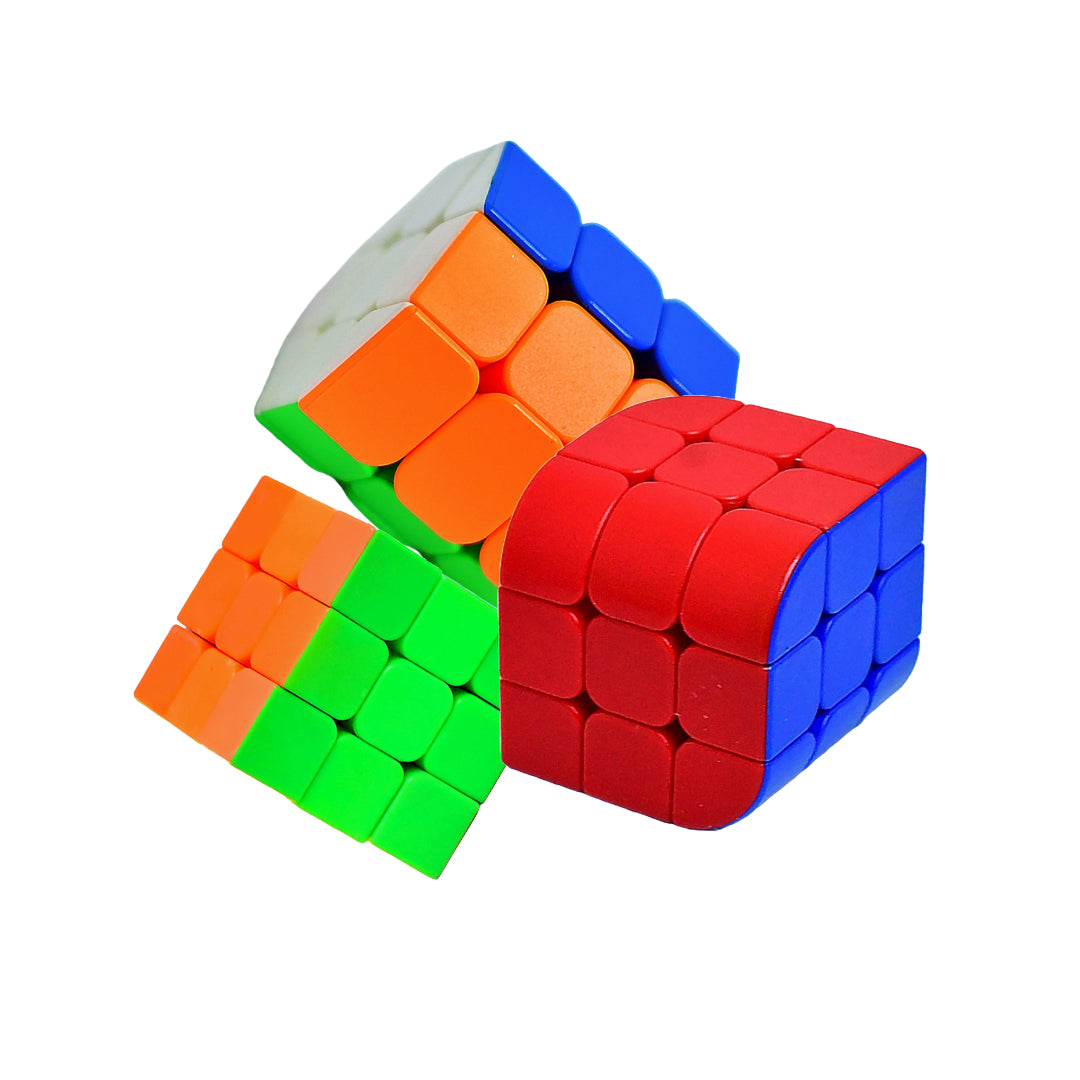 Barrel Speed Cube,Penrose Cube And Rubik Cube Combo