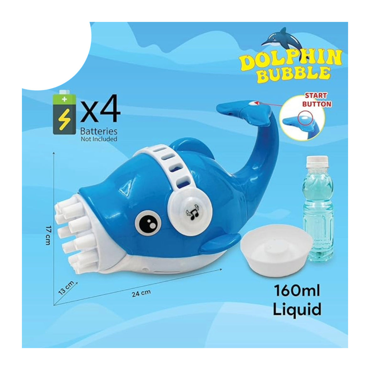 Dolphin Gatling Bubble Gun Blower