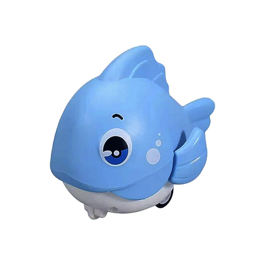 Press and Go Wind-Up Fish Toy for Kids