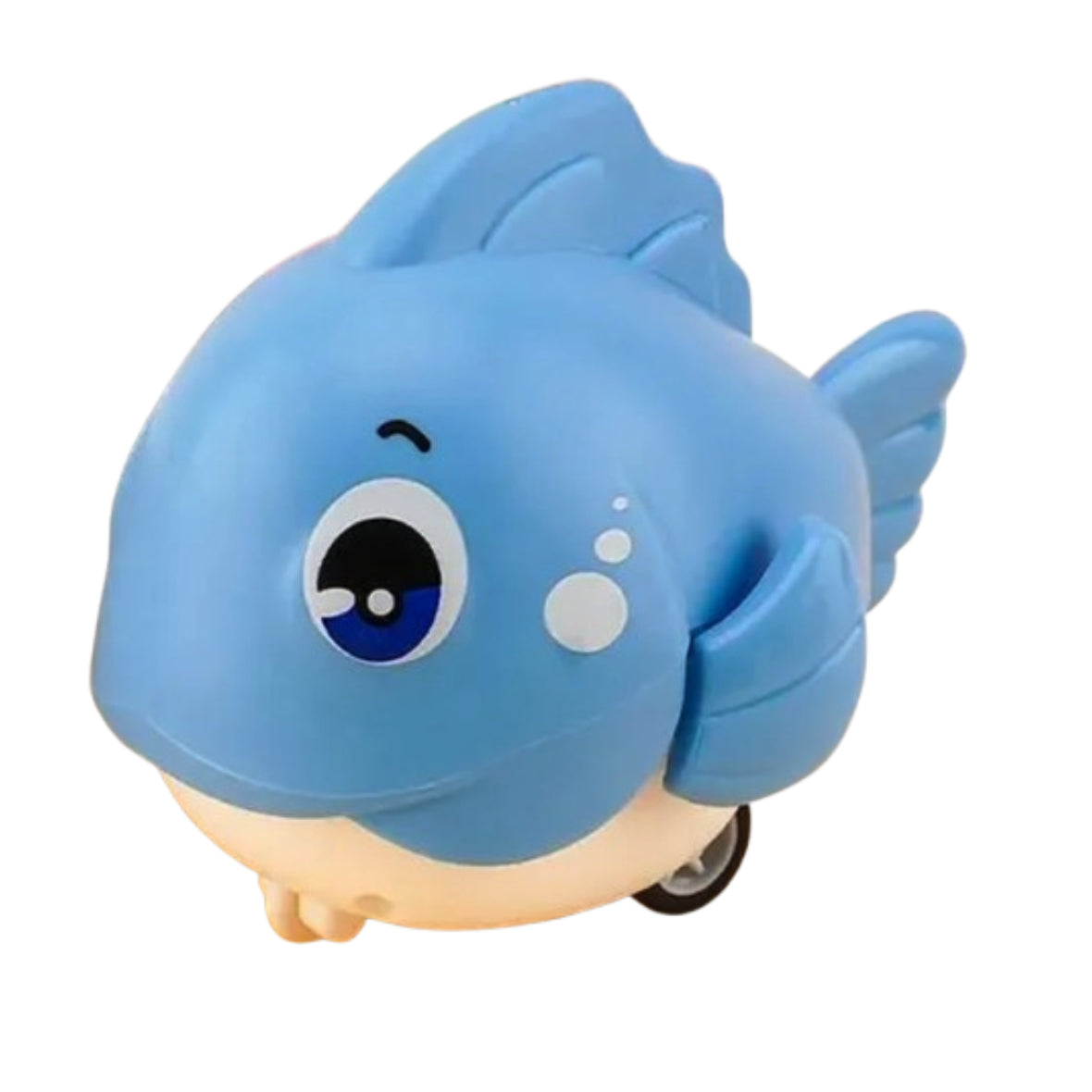 Press and Go Wind-Up Fish Toy for Kids