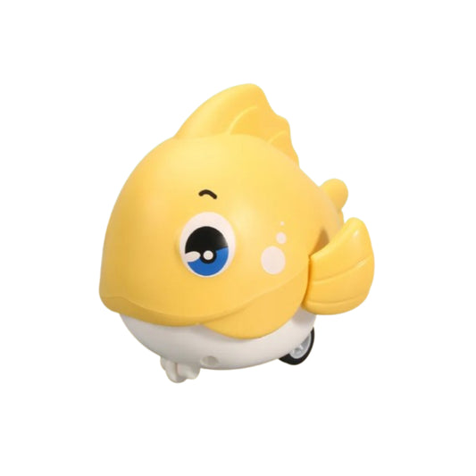 Press and Go Wind-Up Fish Toy for Kids
