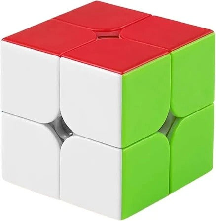 2x2 Rubic Cube – Smooth Rotation Speed Cube for Kids & Adults | Professional Quality Puzzle for Brain, Hand & Eye Coordination