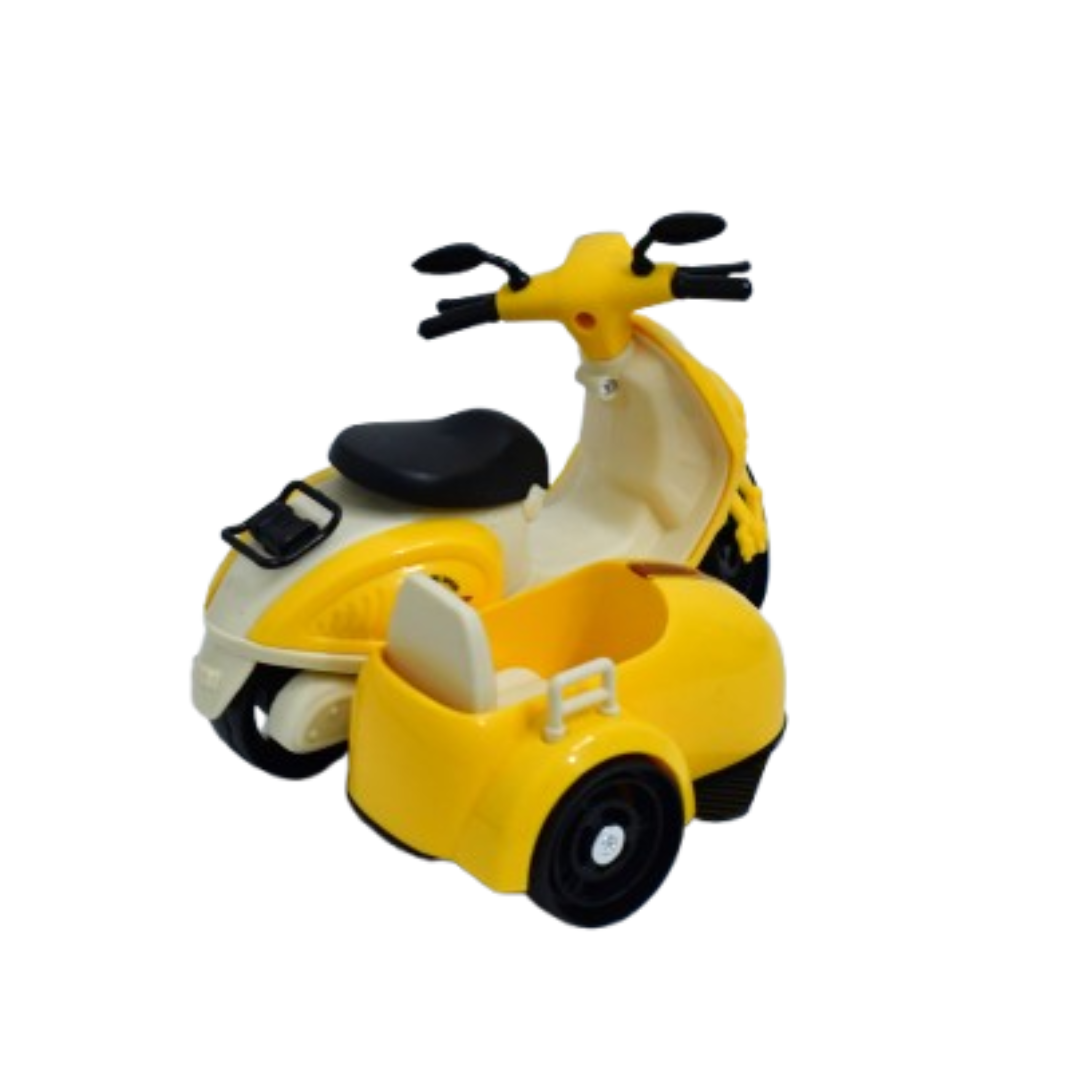 Retro Pedal Three Wheeled Motorcycle Toy