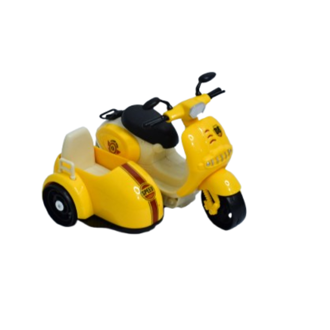Retro Pedal Three Wheeled Motorcycle Toy
